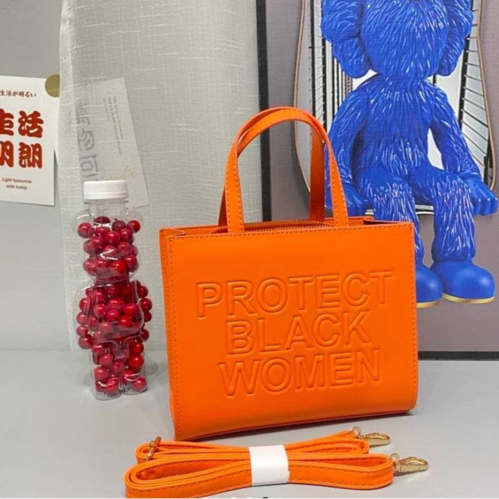 Protect Black Women Shoulder Crossbody Tote - Picture 6 of 10